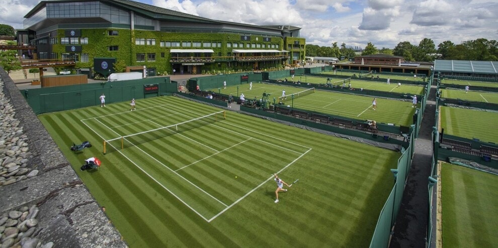 Sky Sport Tennis lights up at the start of Wimbledon