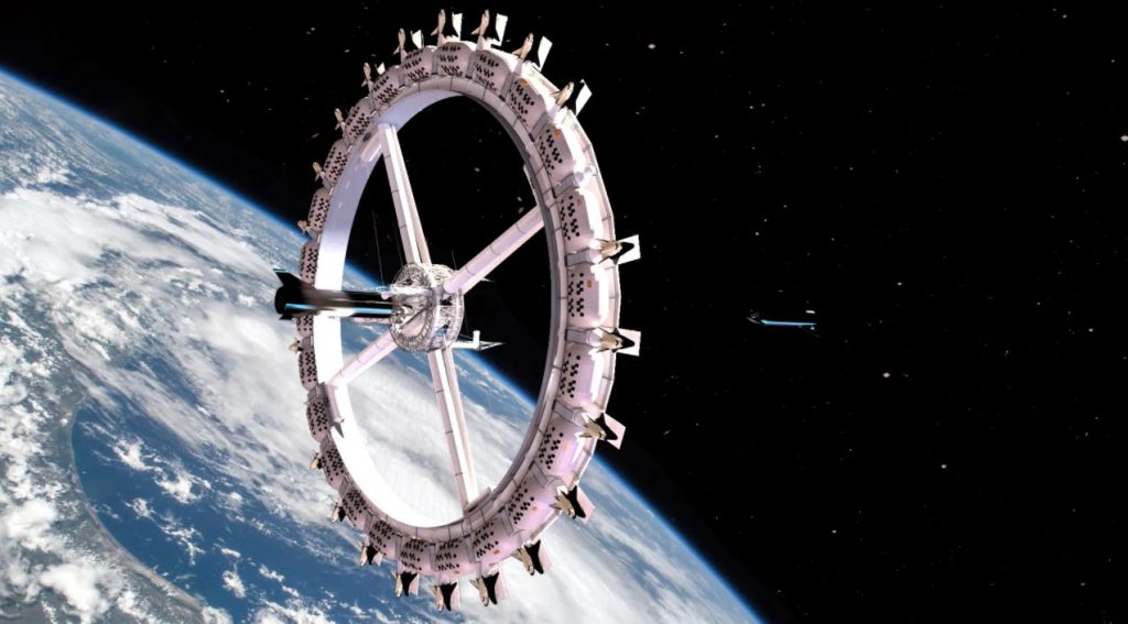 The construction of the first hotel in space is getting closer