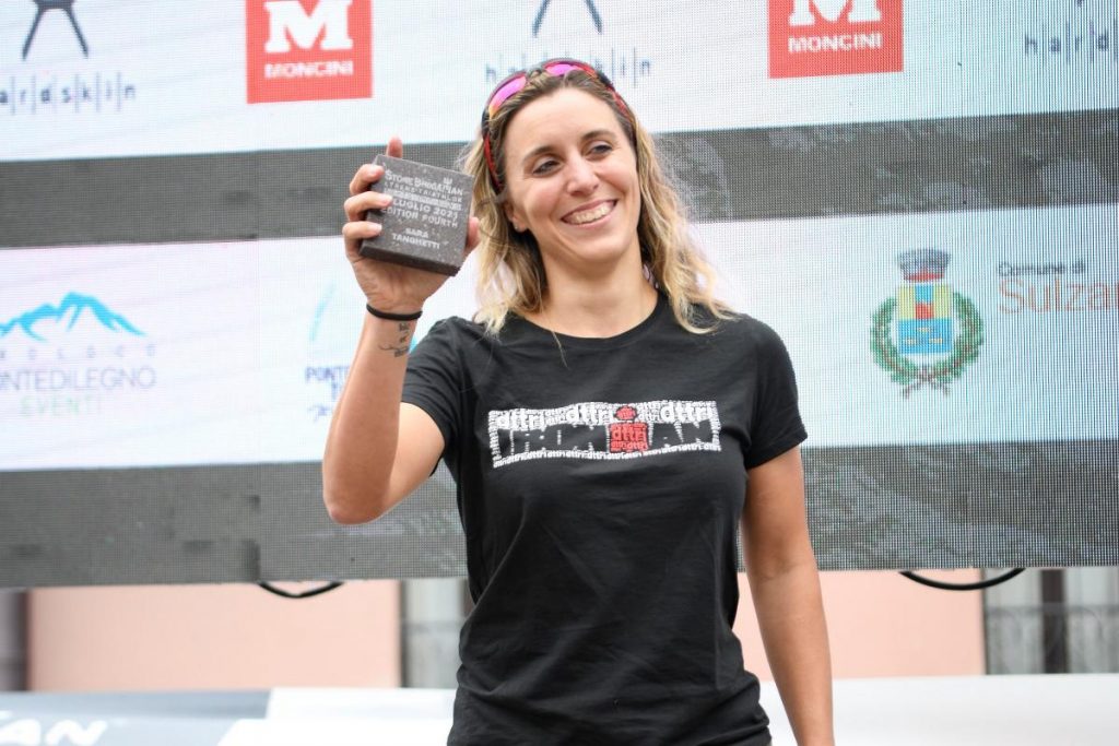 Intense Triathlon, Sarah Tangetti of Brescia Gold