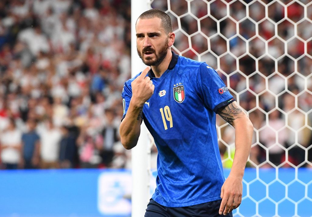 "You should eat more pasta": Bonucci's phrase to silence English fans