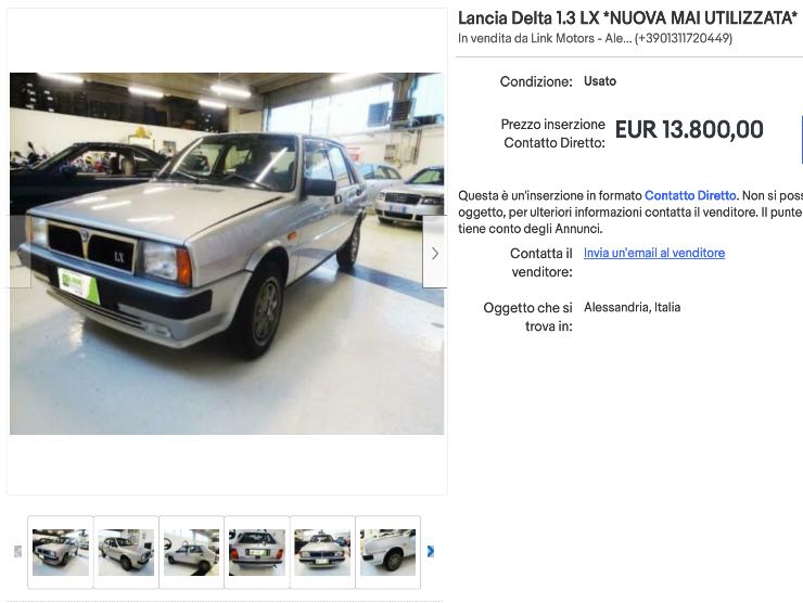 Delta Lancia for sale on eBay