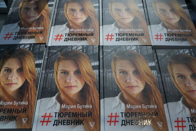 Moscow, Russia - March 28, 2021: Copies during book presentation 