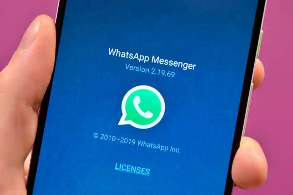 WhatsApp, on many smartphones, the app will no longer work: Menu