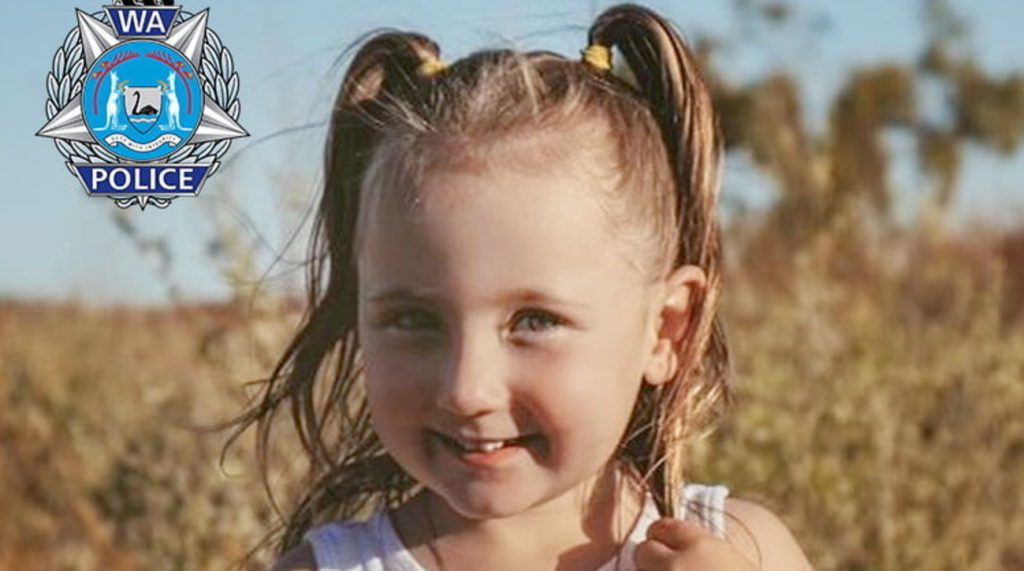 A missing girl in Australia, the government offers a million dollars as a reward for those who help find her
