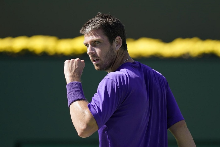 Blue 'Cheers' for Dimitrov at Indian Wells - OA Sport