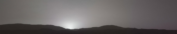 Mars sunset rover