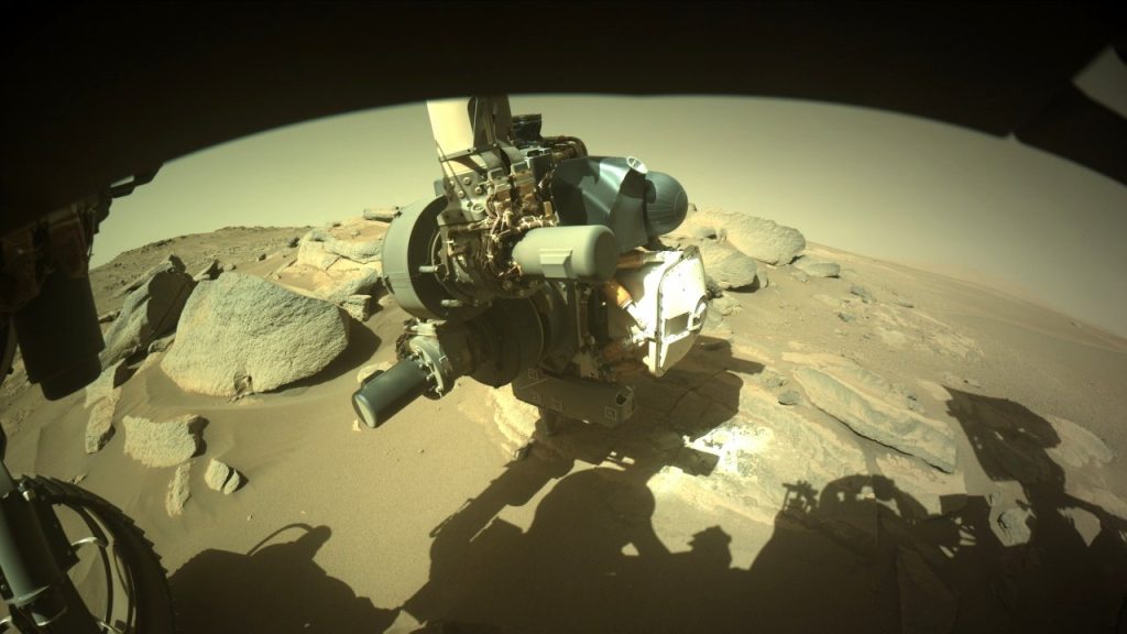 NASA Perseverance: Third Sample Collected on Mars and Sunset Imaging