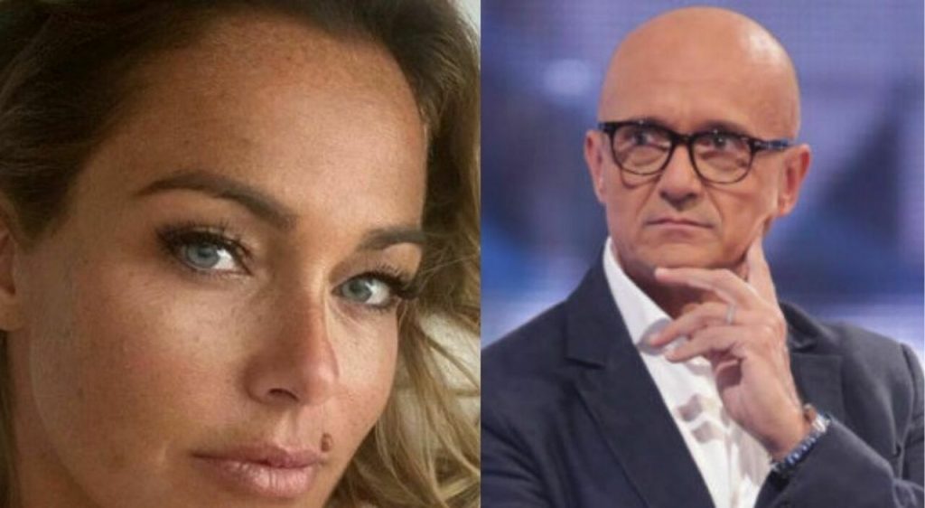 Gf Vip, Sonia Bruganelli leaving the studio after the fight with Alfonso Signorini: "Shut up!"