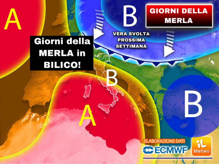 MERLA’s DAYS is in the balance, but the real turn will come next week.  Updates »ILMETEO.it