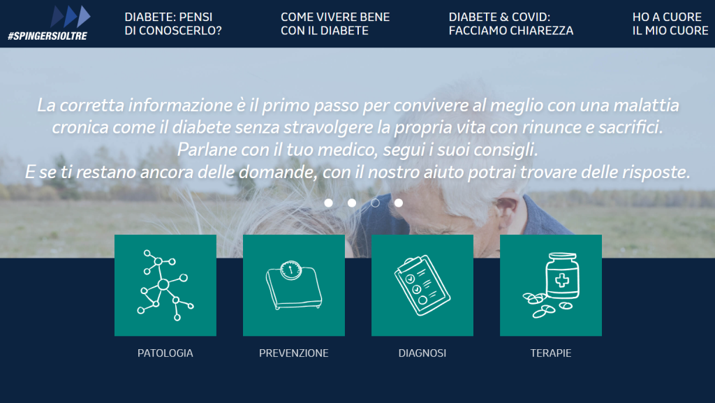 'Spersioltre.it' was born, a website dedicated to type 2 diabetes