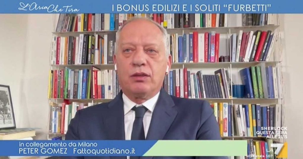 Superbonus, Gomez to La7: "Draghi attacks him talking about scams and lack of controls? I'm surprised he's not right"