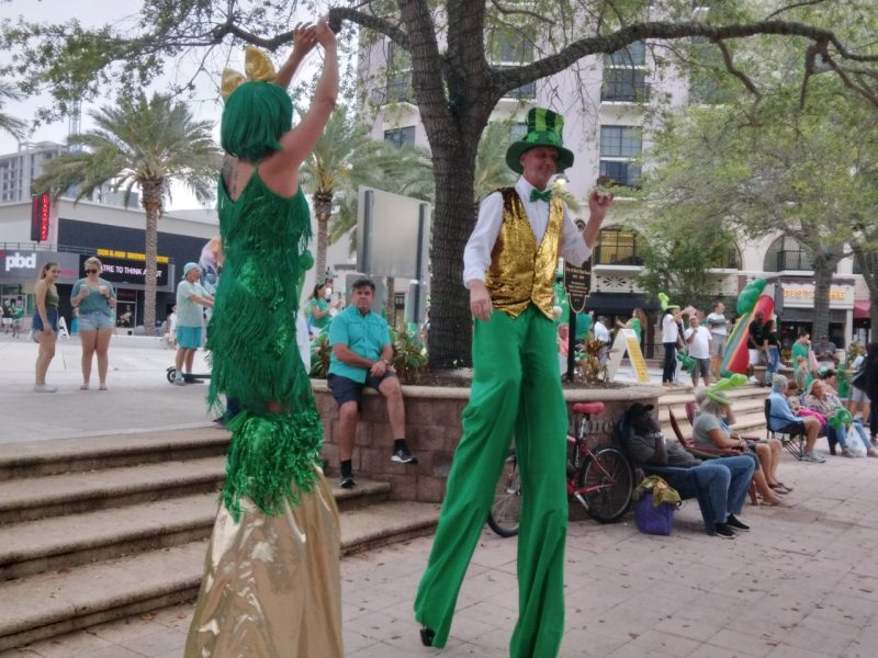 Saint Patrick's Day.  The color green also dominates in Florida