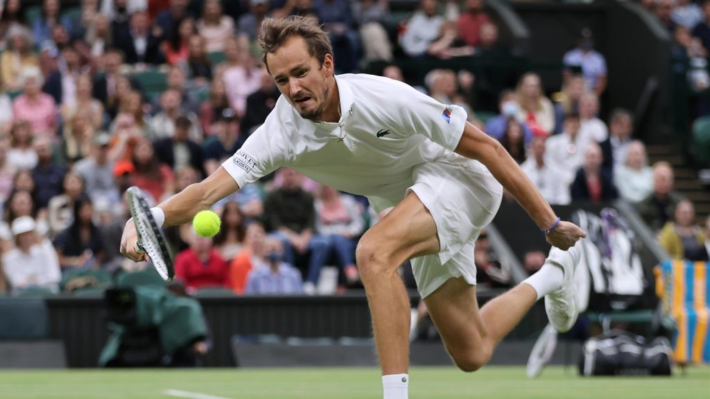 He might not play Wimbledon and Medvedev (and other Russians) if he didn't give up on Putin