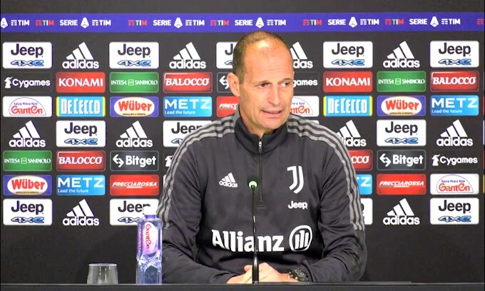 Allegri: "With Sassuolo, a serious match, otherwise it will be difficult"