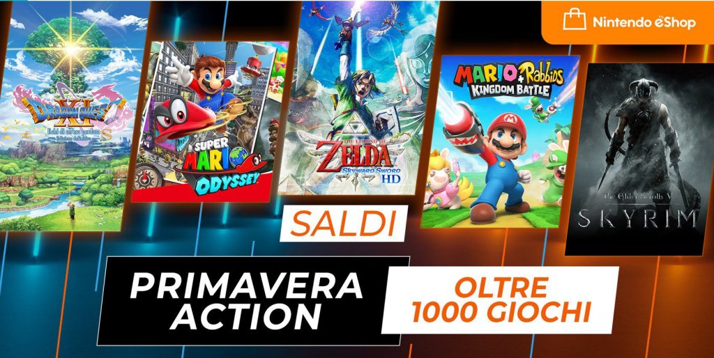 A thousand games featured in the Spring Action Sale on the Nintendo eShop