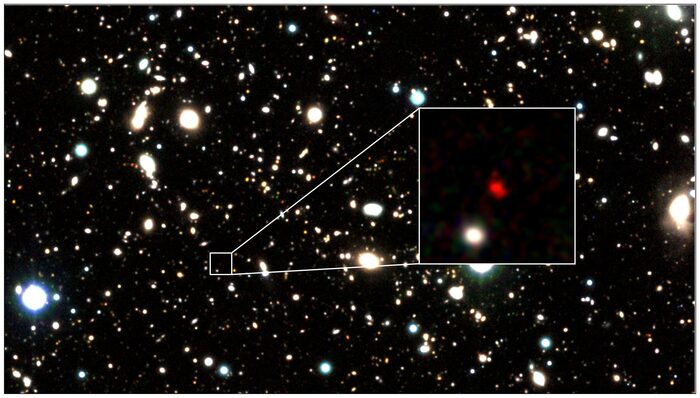 The farthest galaxy discovered, 13.5 billion light-years away