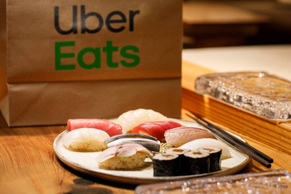 Uber Eats app increases offer at Asti