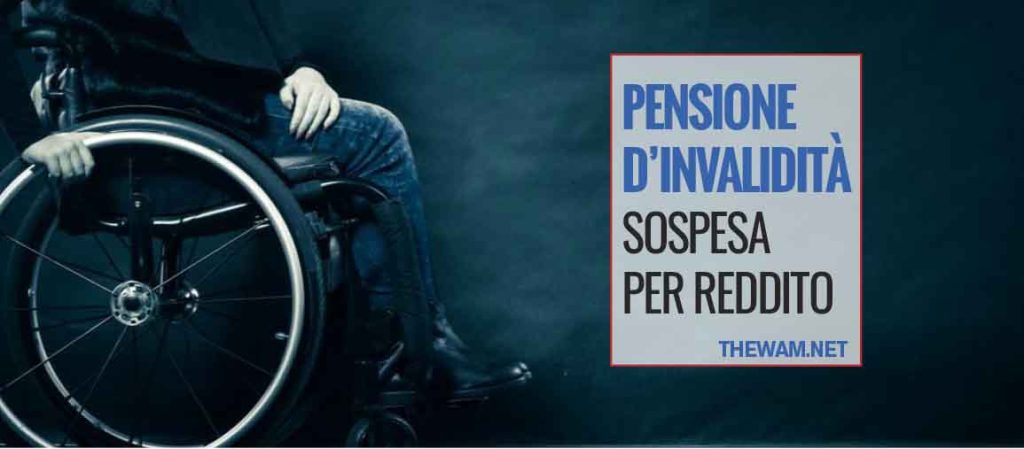 When does the disability pension stop the income?