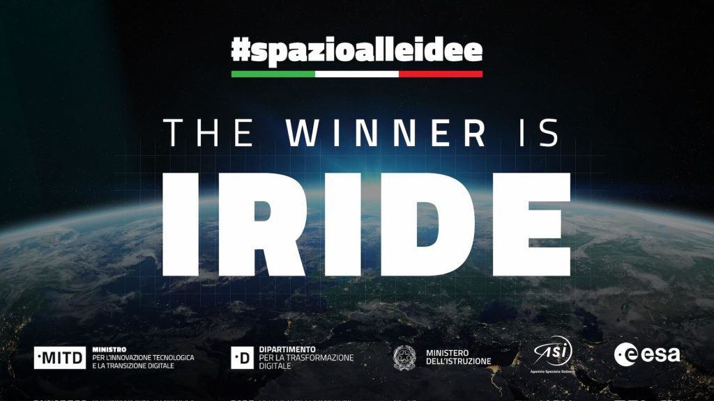 Samantha Cristoforetti, IRIDE is the winning name of the "Space for Ideas" competition announced by the International Space Station