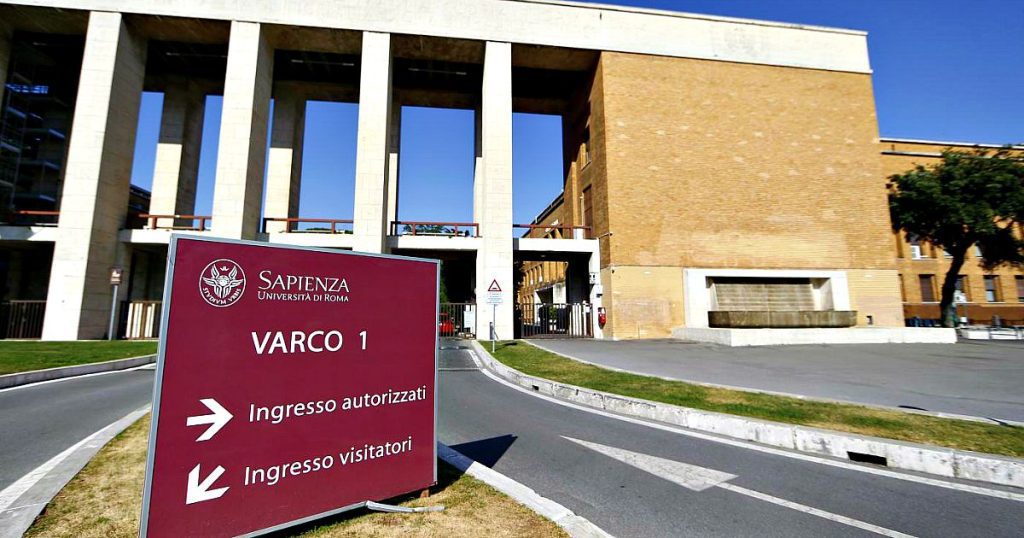La Sapienza, author "gets a degree without taking all the exams".  I BM: "He used the homosexuality case"