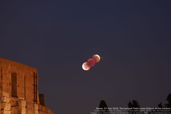 The moon is dressed in red, at night between May 15-16, total eclipse - 2 live to follow - space and astronomy
