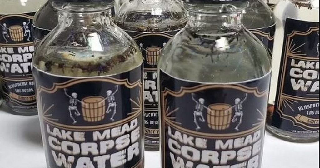 A magic shop sells "corpse water" after the body was found in a barrel at the bottom of the lake