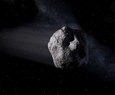 An asteroid collided with Earth: 
