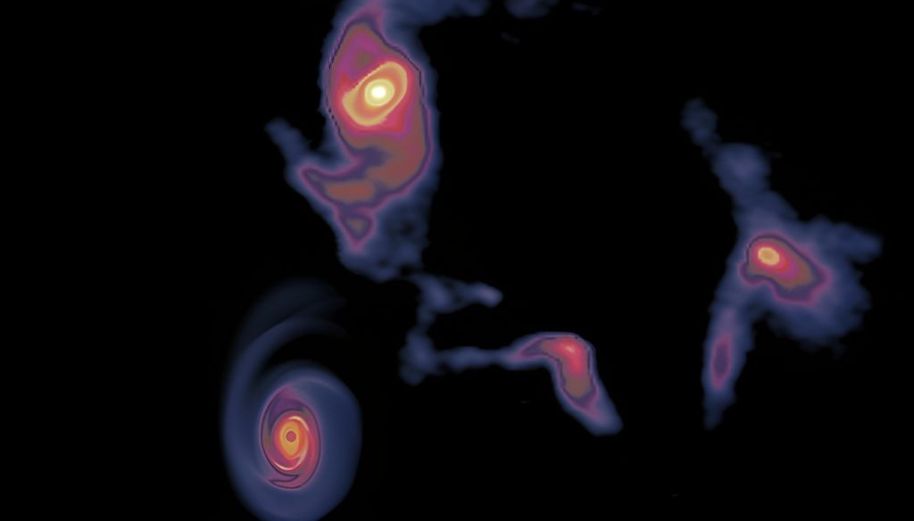 La galassia a forma di spirale