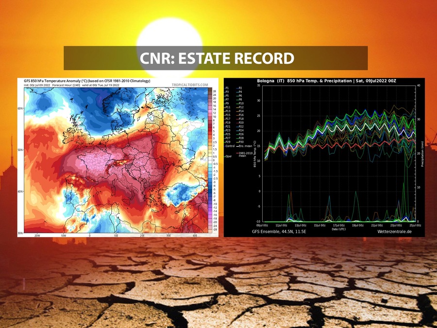 Il CNR conferma: 2022 inizio da record tra caldo anomalo e siccità