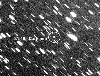 From the Apennine Mountains to space, the asteroid "Carpinite" orbits the sun