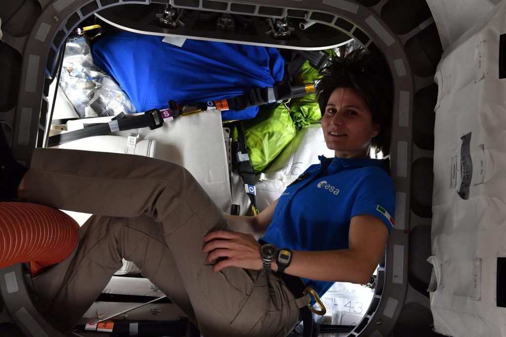 Space and spacewalks for AstroSamantha: She is the first European woman
