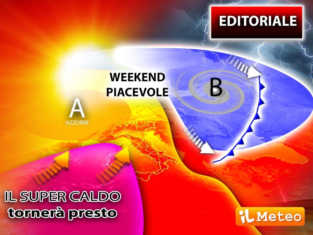 Weather Forecast: Weekend with Azores Anticyclone