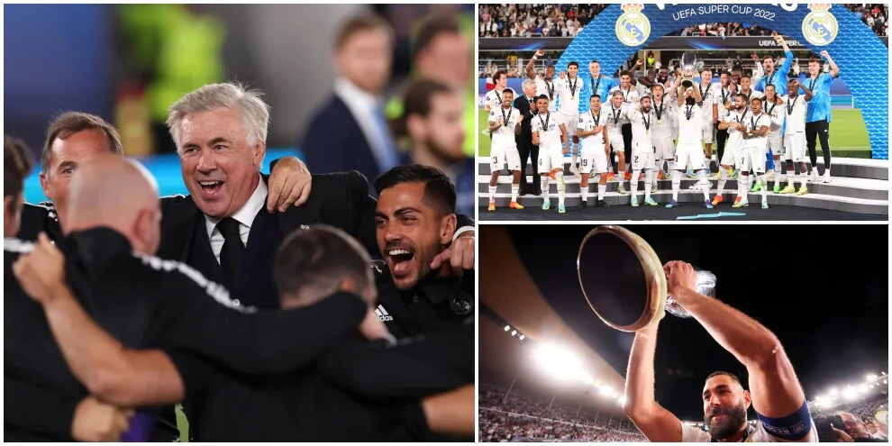 Gioia Ancelotti: Real Madrid lift the fifth Super Cup