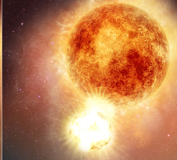 The wounded star Betelgeuse, living healing - space and astronomy