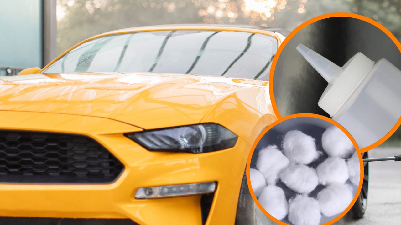 Car paint, the sun will destroy it: smear this solution with a cotton swab