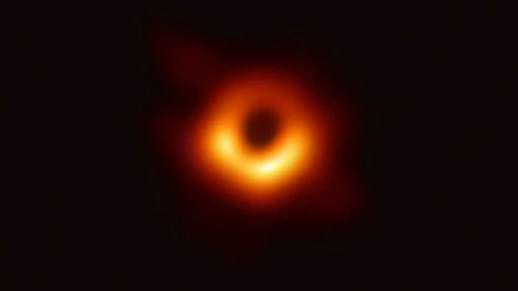 The first image in the history of a black hole