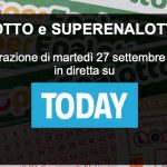 Today’s Lotto Draw and SuperEnalotto Numbers on Tuesday 27th September 2022