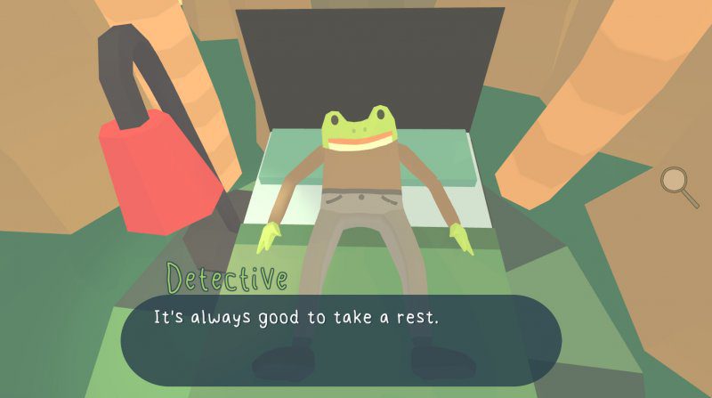 The amazing graphics of Frog Detective