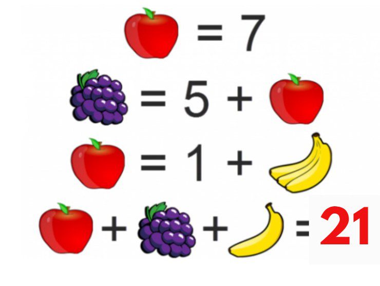 Quiz that tests your mathematical logic skills (web source) 